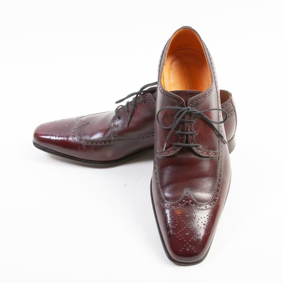 J.M. Weston Chestnut Brown Longwing Shoes - Picture 3 of 7